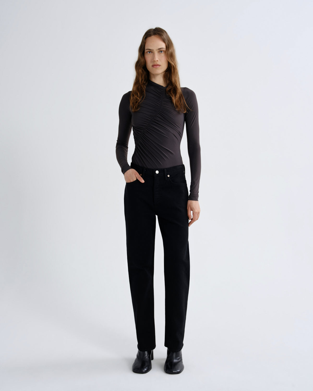 LANA HR VINTGE STRAIGHT STRTCH JEANS Jeans