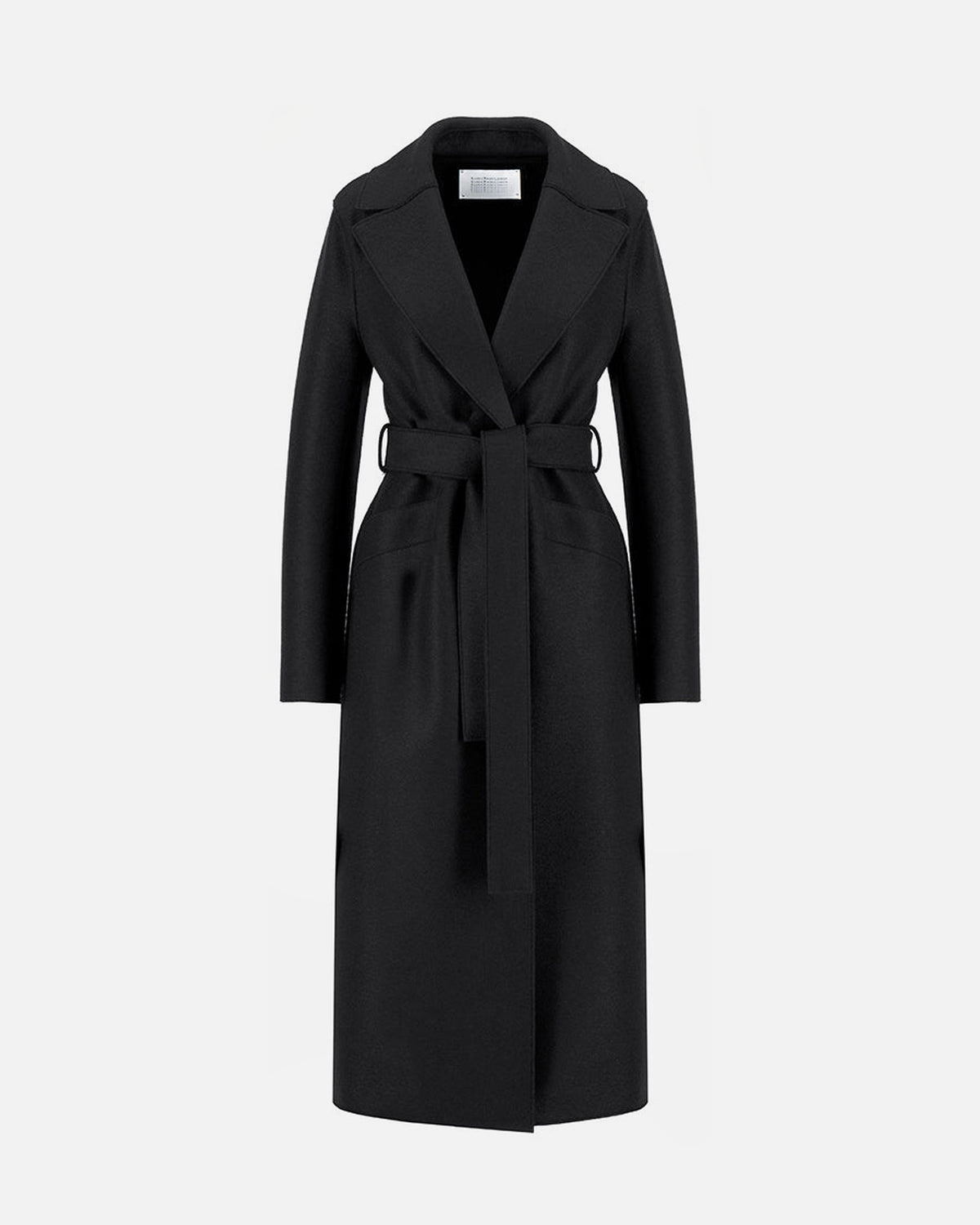 Women long maxi coat pressed wool Yttertøy