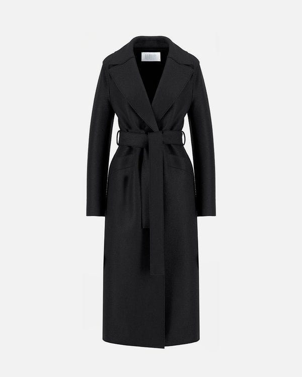 Long Maxi Coat Pressed Wool