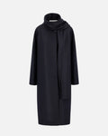 Women scarf coat cashmere blend Yttertøy