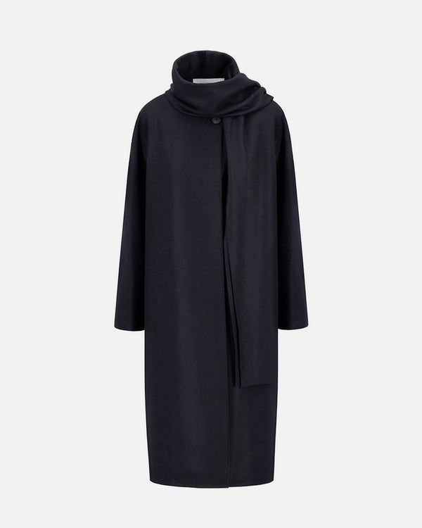 Scarf Coat Cashmere Blend