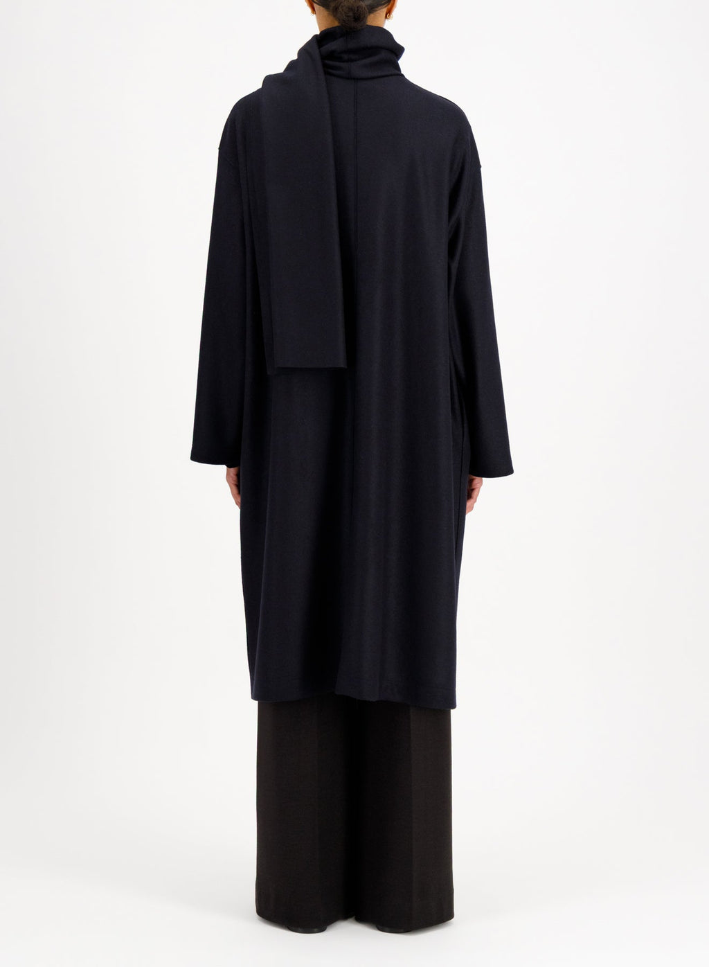 Women scarf coat cashmere blend Yttertøy
