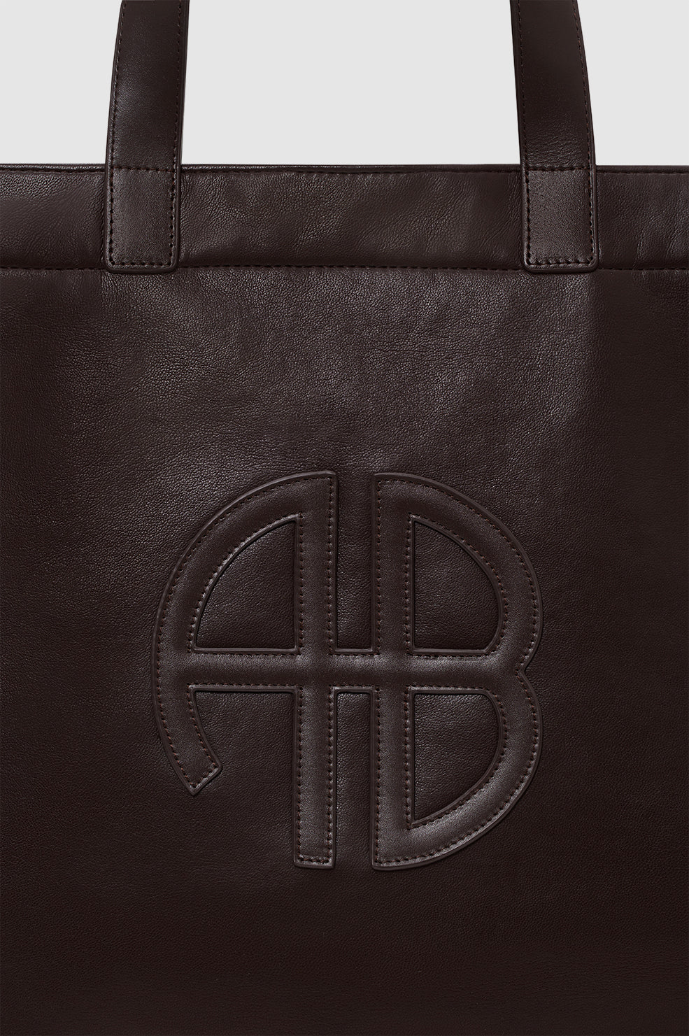 LARGE RIO TOTE - DARK BROWN RECYCLED LEATHER Bags