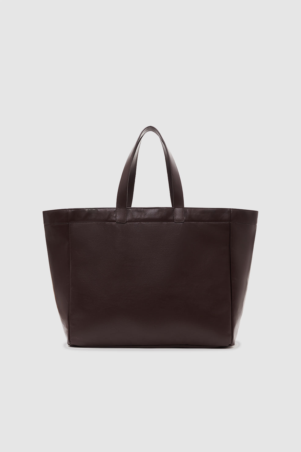 LARGE RIO TOTE - DARK BROWN RECYCLED LEATHER Bags
