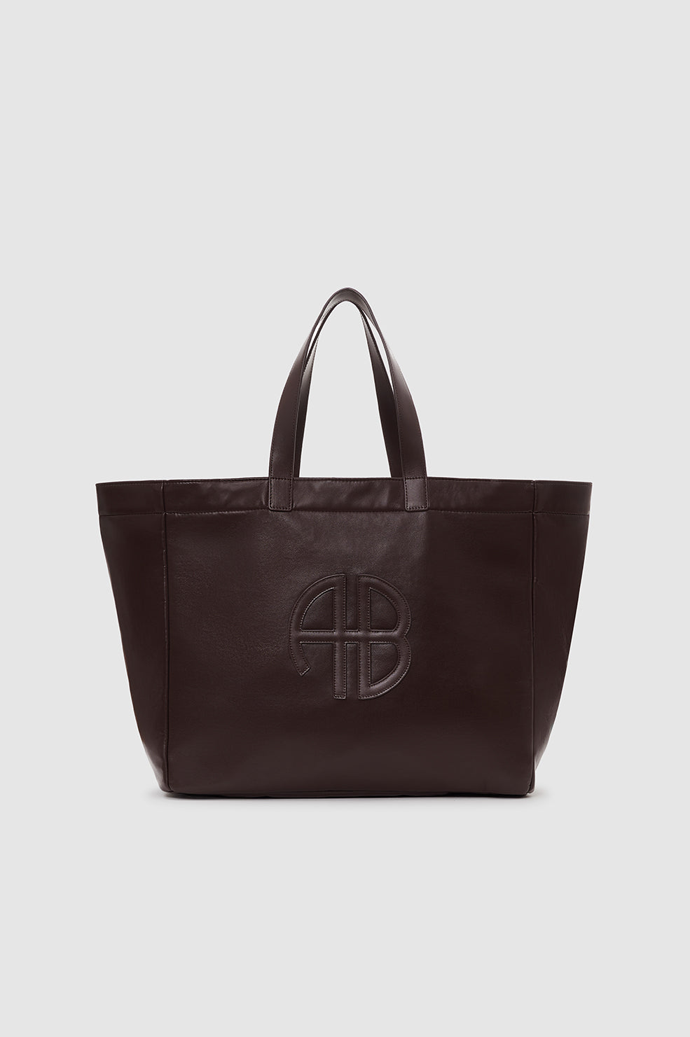LARGE RIO TOTE - DARK BROWN RECYCLED LEATHER Bags