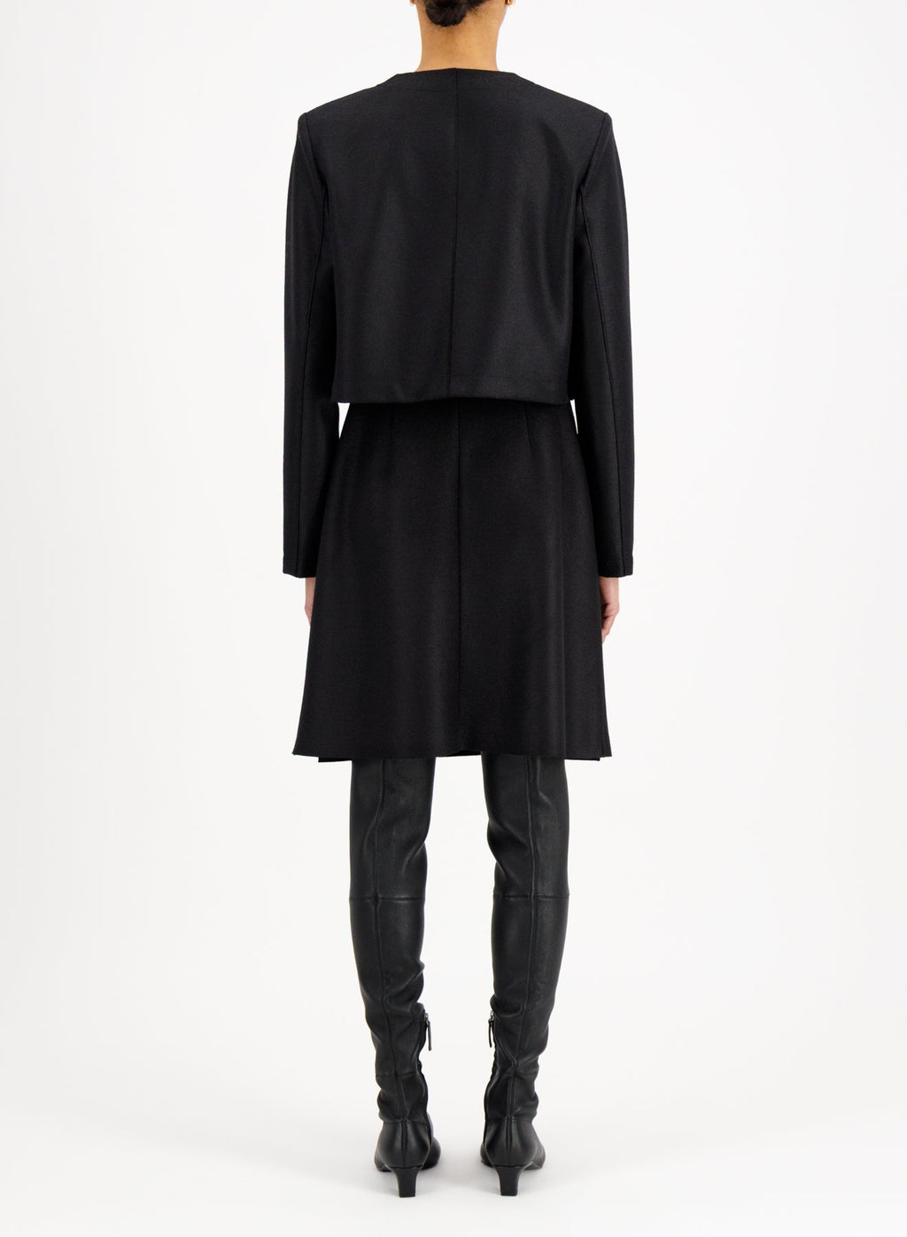 Women bolero light pressed wool Jacket