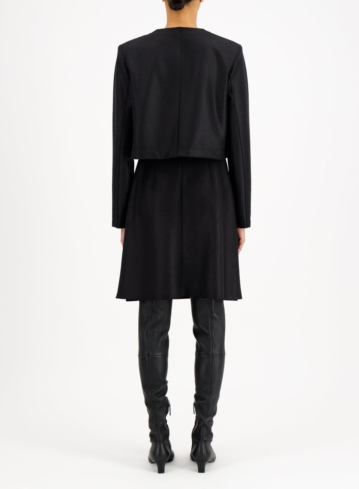 Women bolero light pressed wool Jacket