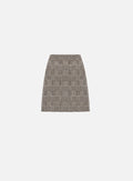Women mini skirt patterned moleskine Skjørt