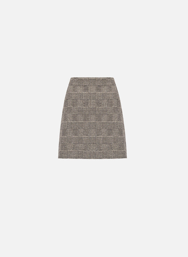 Mini Skirt Patterned Moleskin