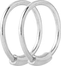 Basic 8 Hoop Silver HP Ørepynt
