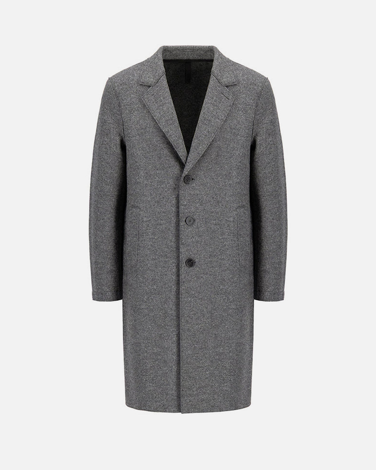 Men overcoat pressed wool Yttertøy