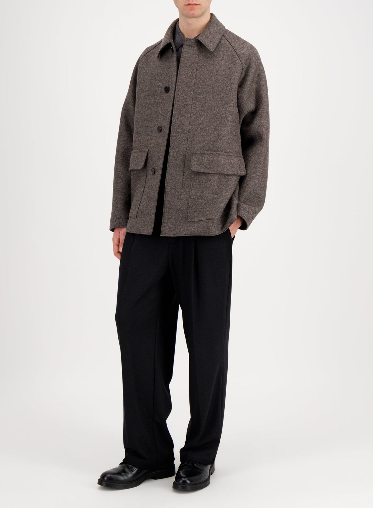 Men country jacket pressed wool Yttertøy