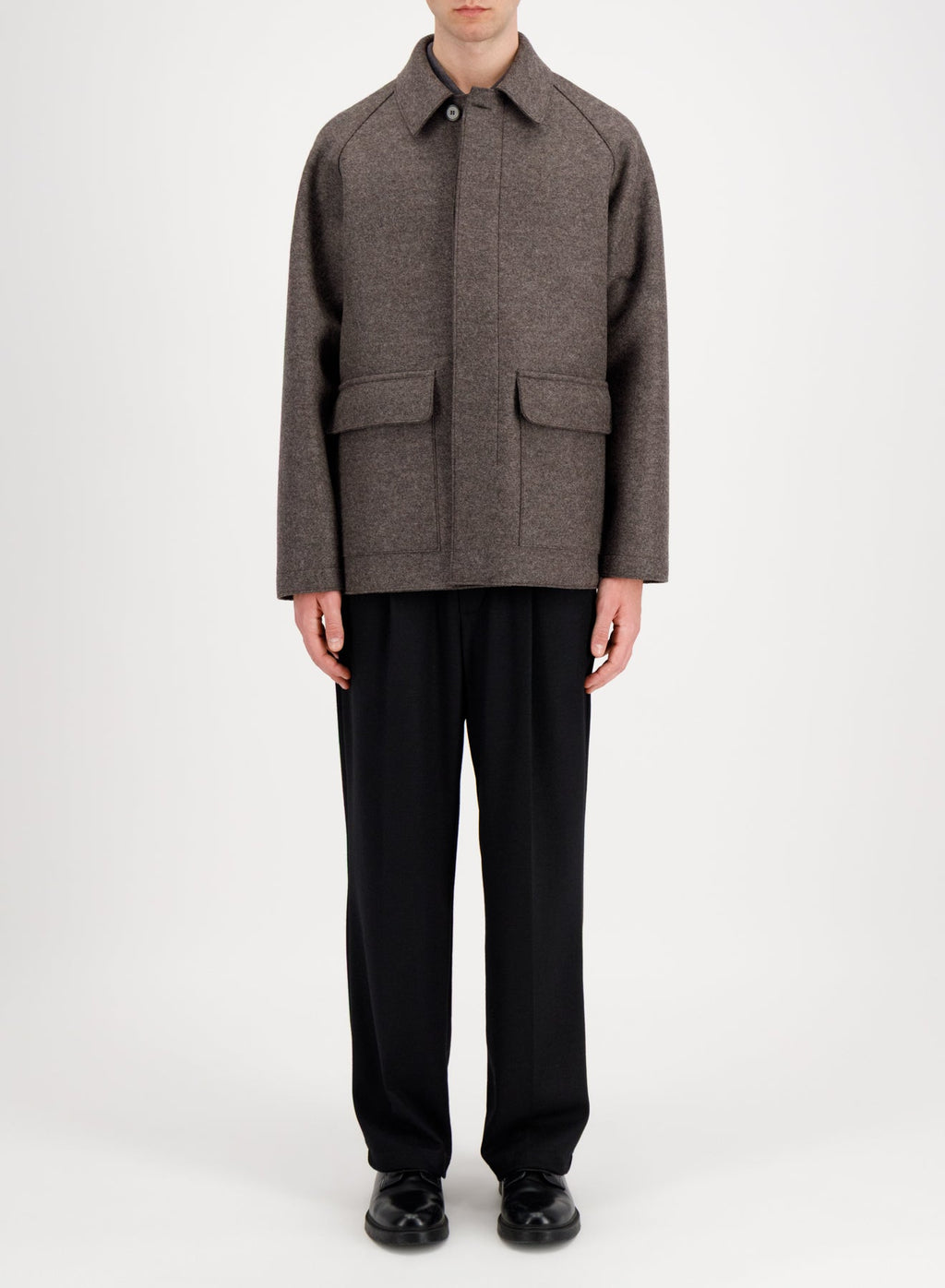 Men country jacket pressed wool Yttertøy