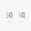 CLASSIC STUD EARRINGS RHODIUM Ørepynt