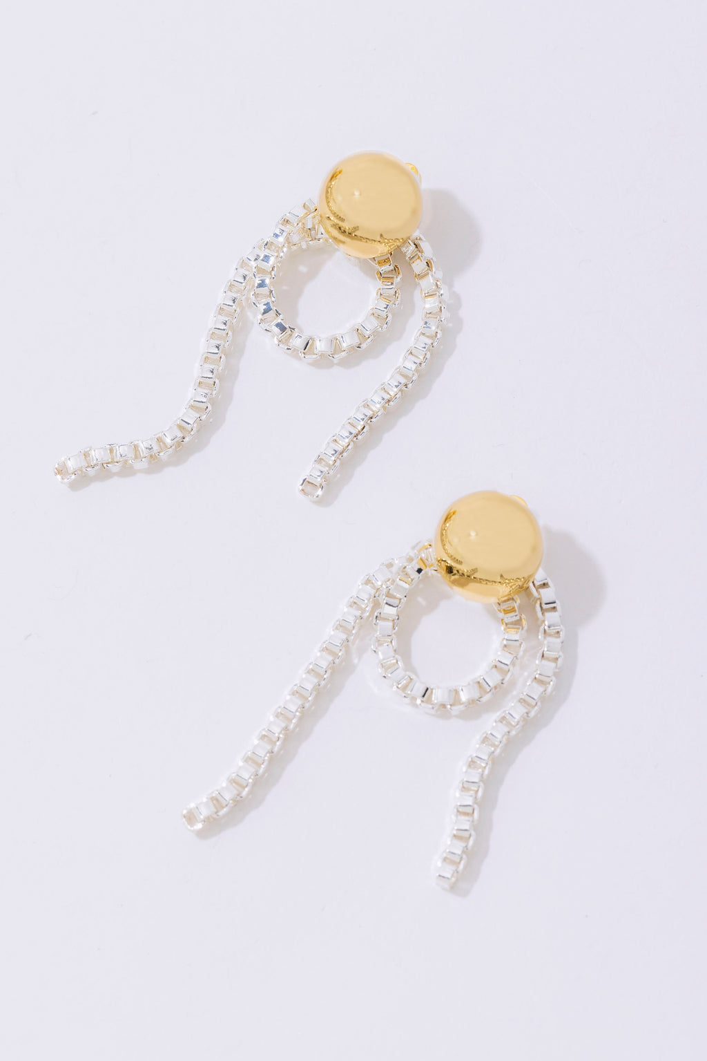 CHAIN LOOP EARRINGS Ørepynt