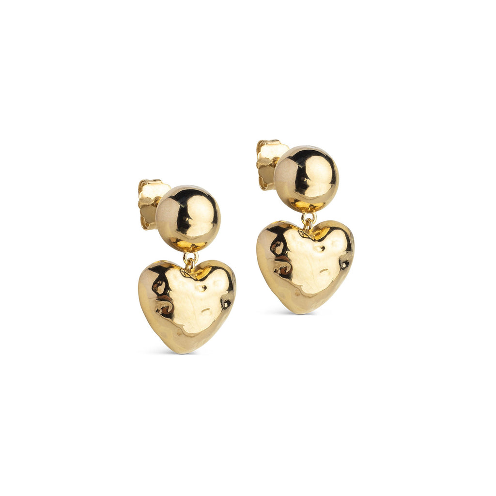 Earrings, Poma Heart Ørepynt
