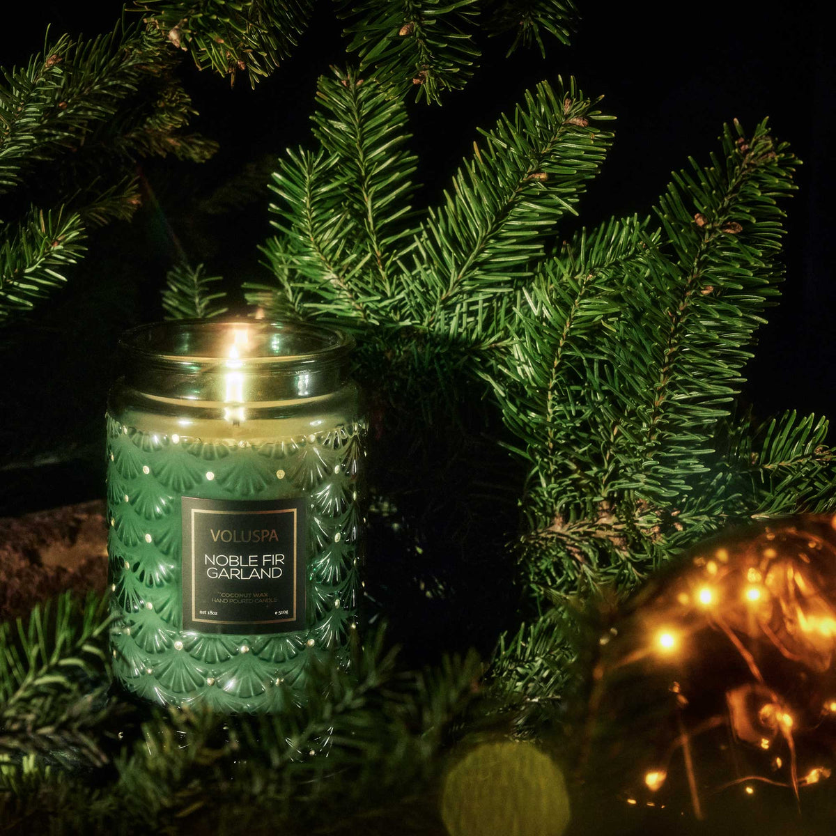 Large Glass Jar Candle with Glass Lid Interiør/Livsstil