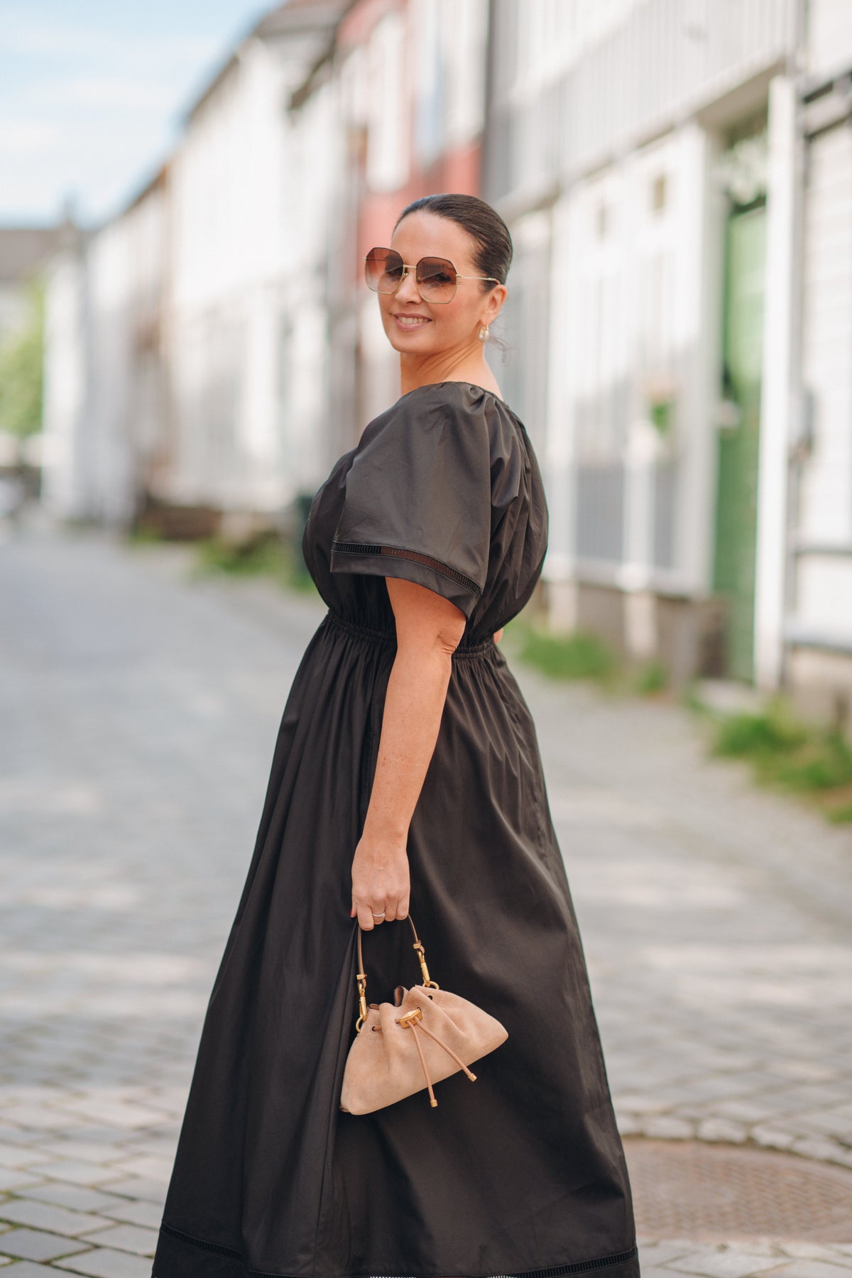 Fiola poplin dress Kjole
