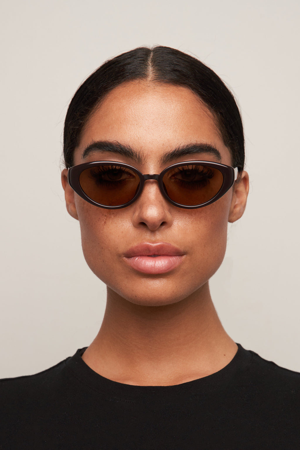 Greta - Dark Choclate/Brown Solbriller