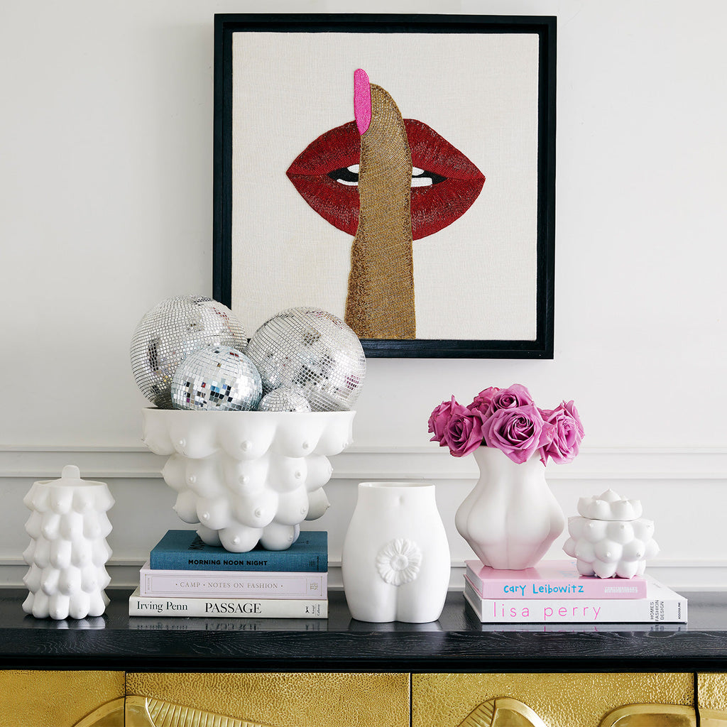 Muse Edie Vase - White - 7114 Interiør/Livsstil
