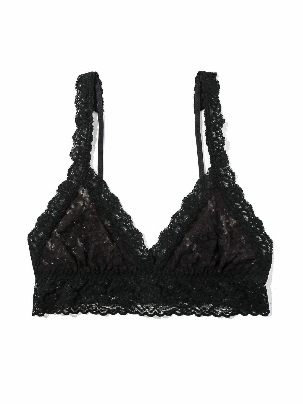 Hanky Panky Signature Lace Crossover Bralette (113P-BLAC) Undertøy