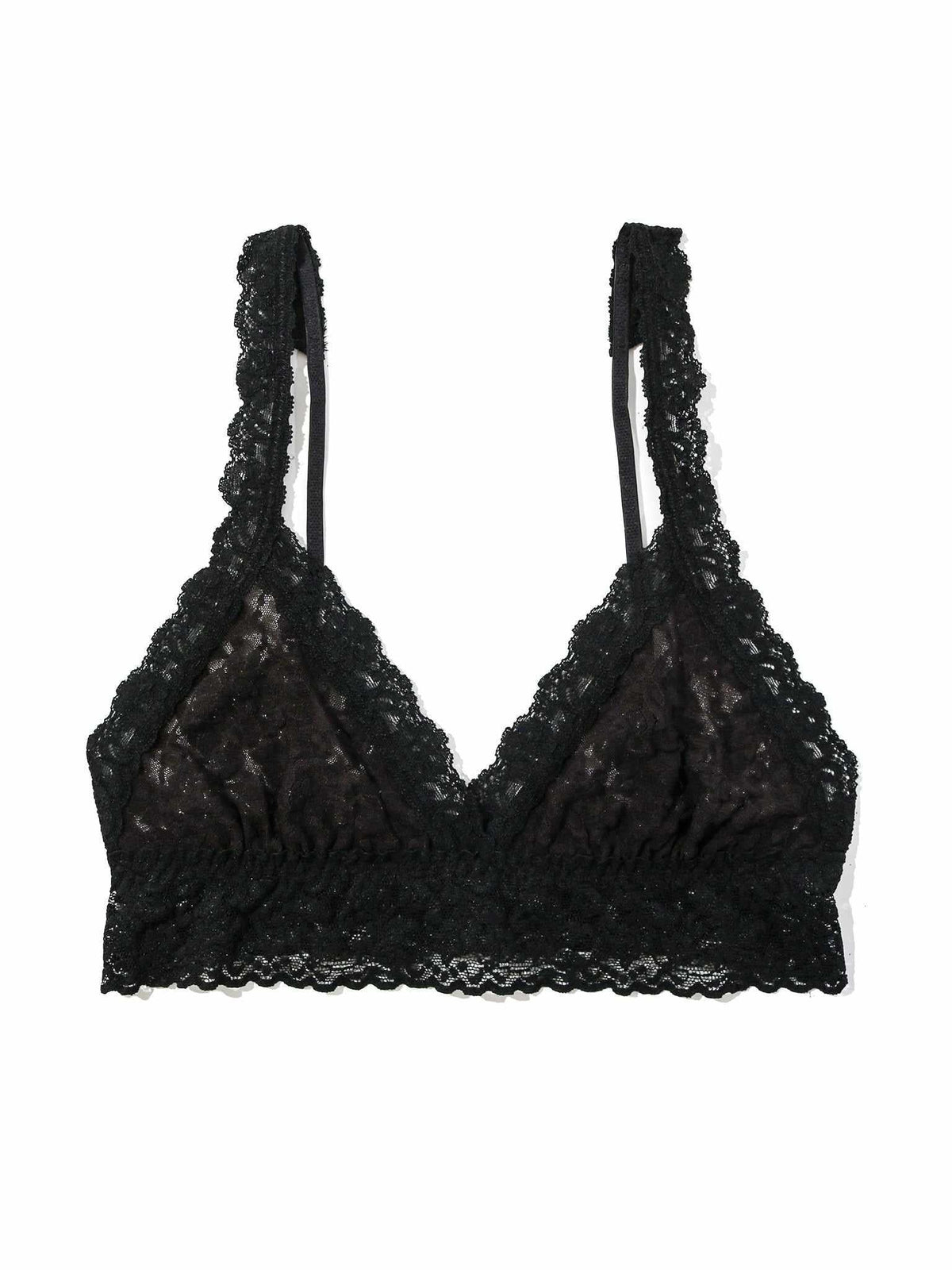 Hanky Panky Signature Lace Crossover Bralette (113P-BLAC) Undertøy