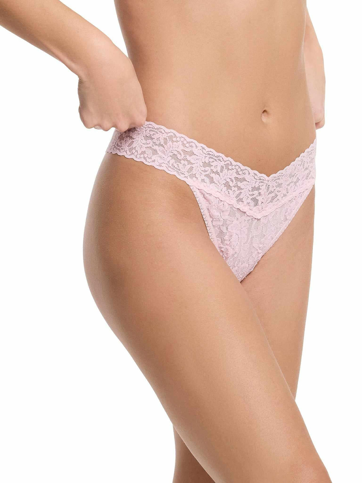 Hanky Panky Signature Lace Original Rise Thong (4811P-BLIS) Undertøy