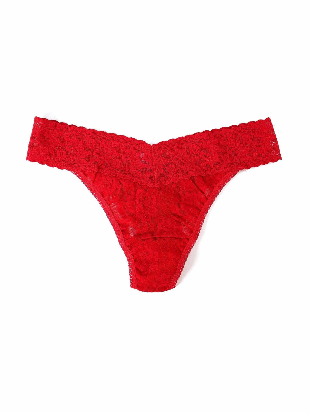 Hanky Panky Signature Lace Original Rise Thong (4811P-RED) Undertøy