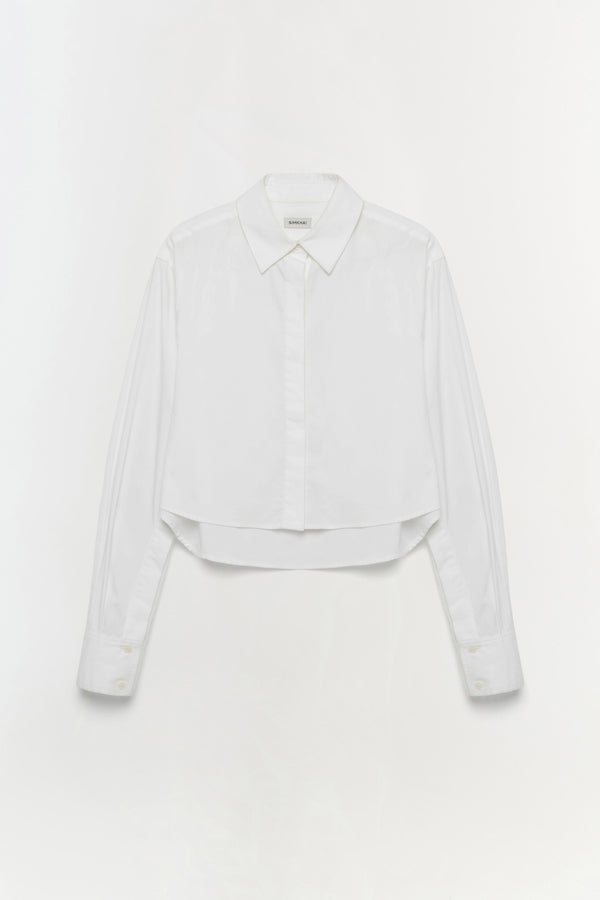 Renata Cropped Button Down Shirt