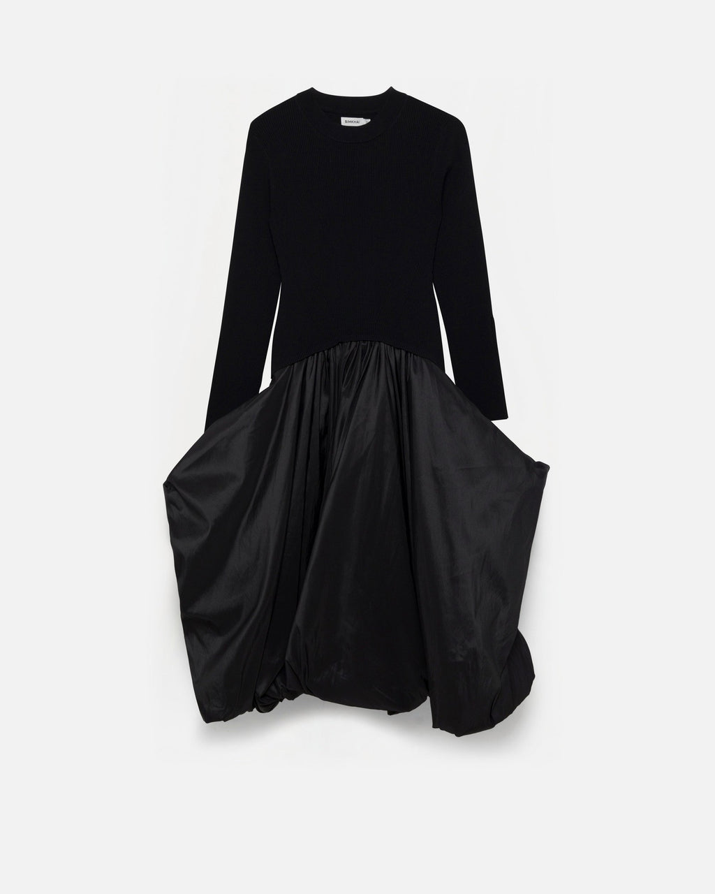 KENLIE L/S MOCK NECK MIDI DRESS Kjoler