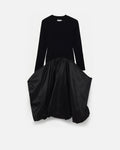 KENLIE L/S MOCK NECK MIDI DRESS Kjoler