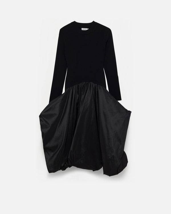 Kenlie Long Sleeve Mock Neck Midi Dress