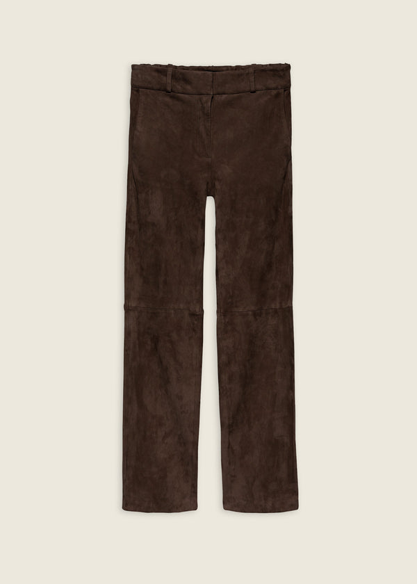 Jen Stretch Suede Trousers