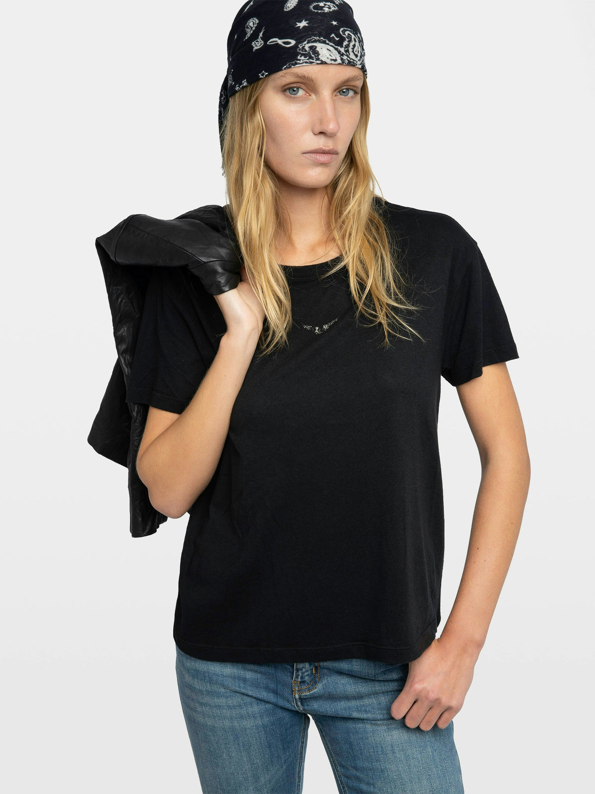 MARTA PCL WINGS STRASS T-shirt