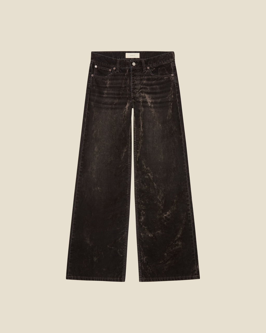 Kyoto Grey Velvet Jeans