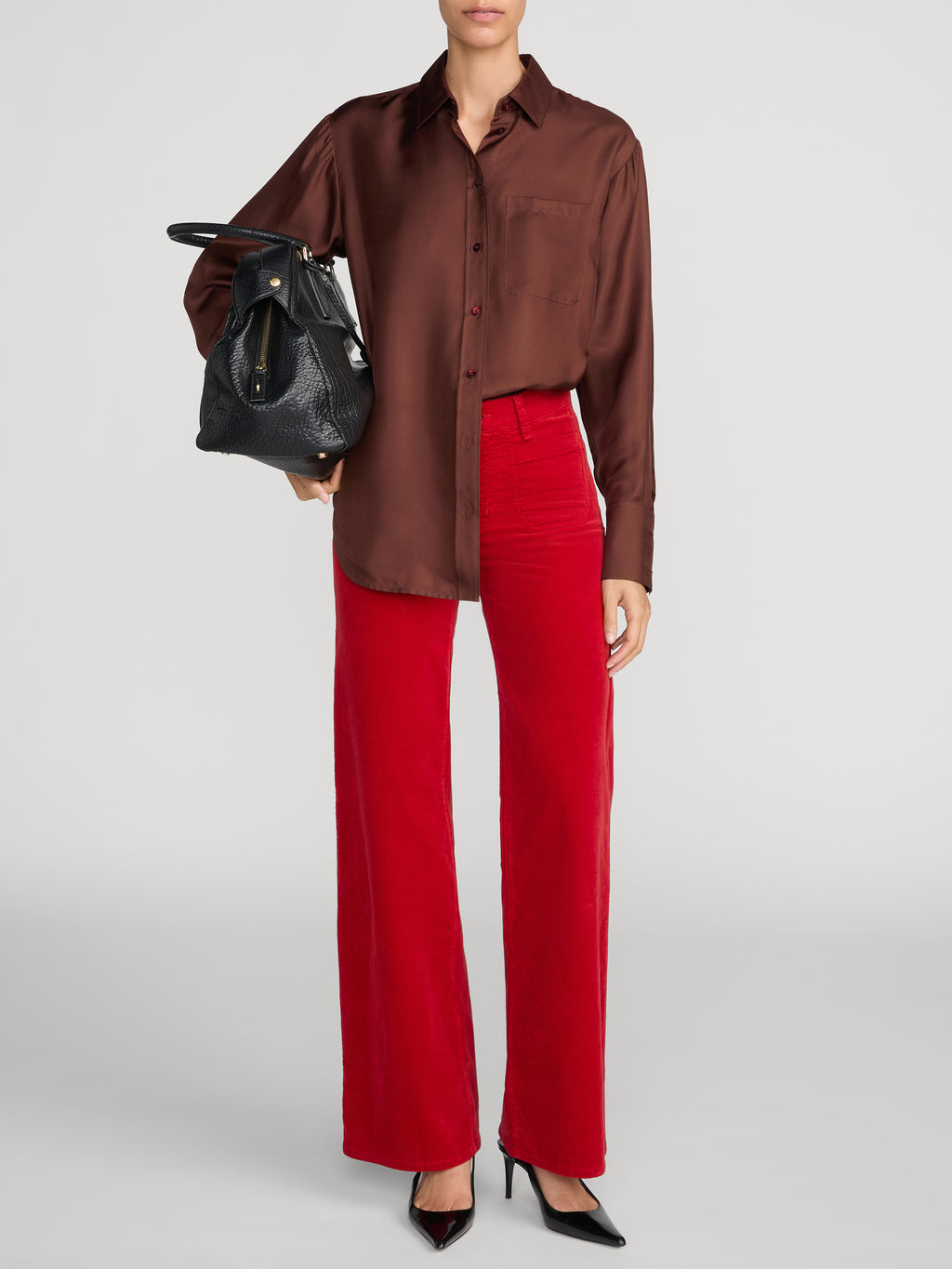 LE SLIM PALAZZO MODERNIST POCKET CORDUROY Jeans