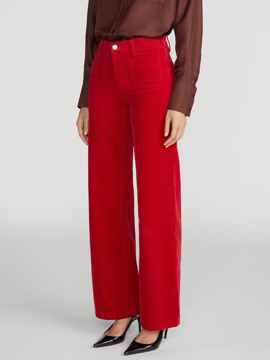 LE SLIM PALAZZO MODERNIST POCKET CORDUROY Jeans
