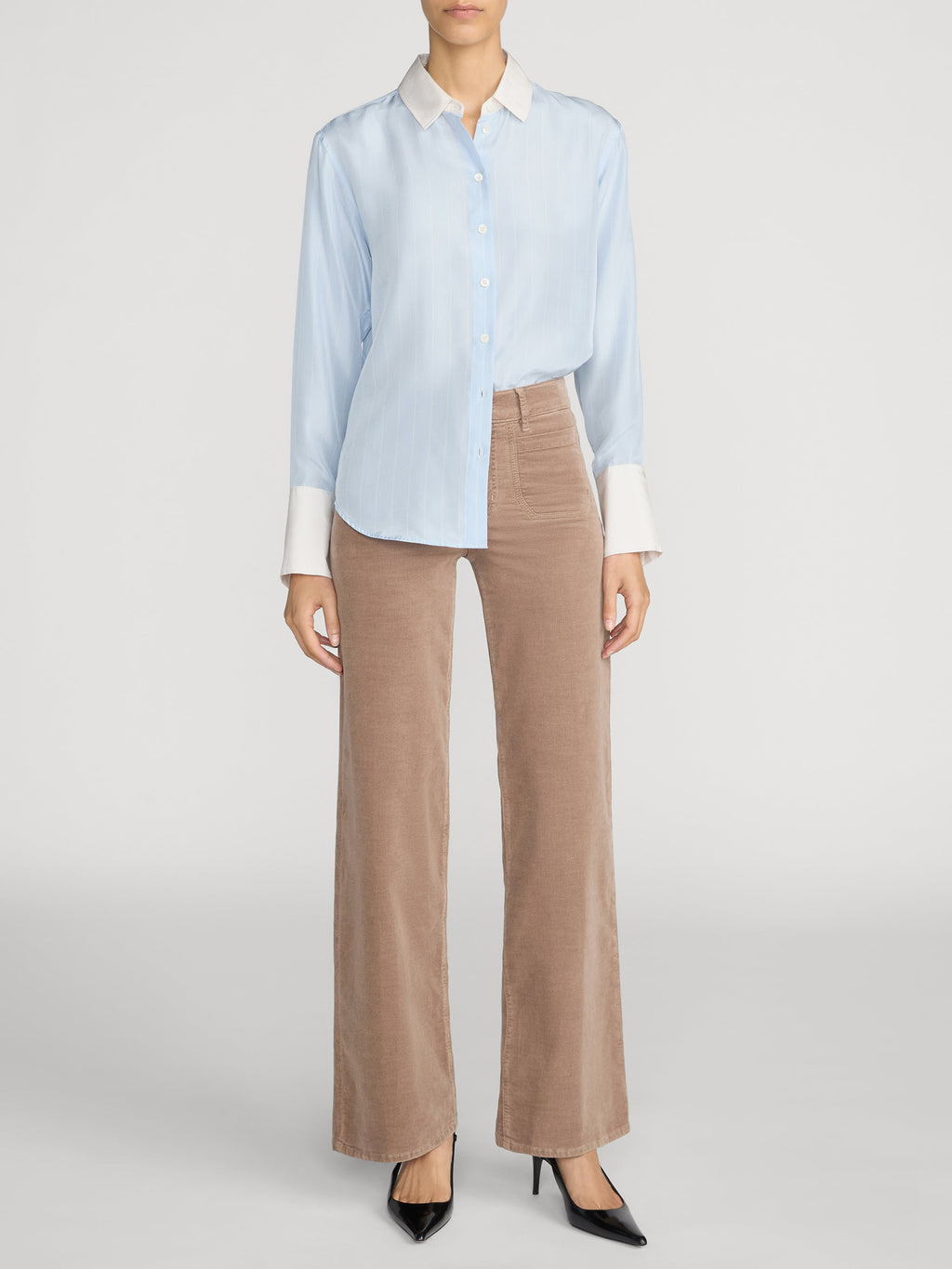 LE SLIM PALAZZO MODERNIST POCKET CORDUROY Jeans