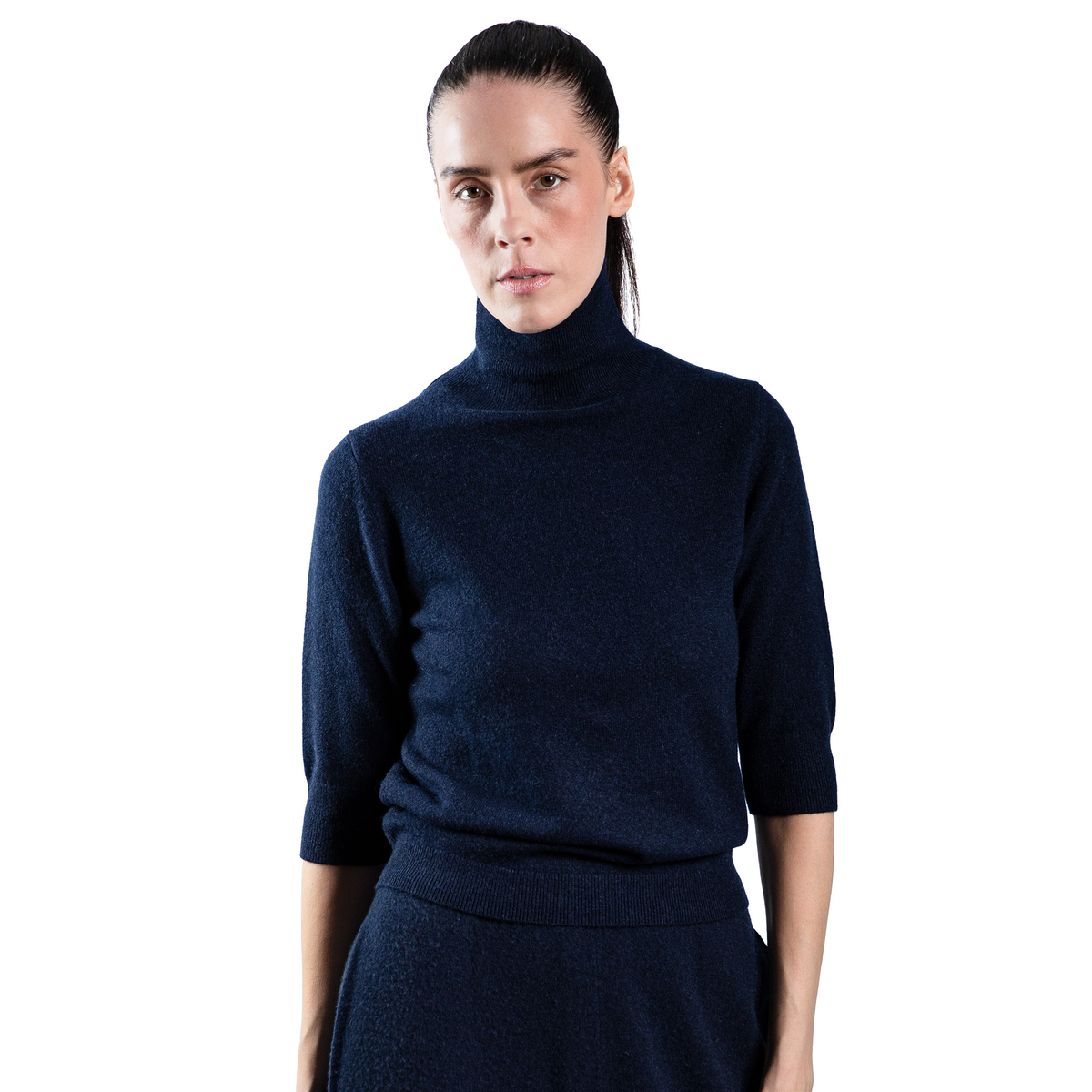 MA14 - Slim Short Sleeve Turtleneck Genser