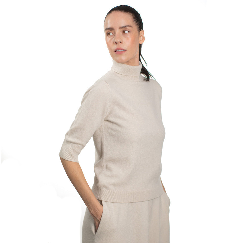 MA14 - Slim Short Sleeve Turtleneck Genser