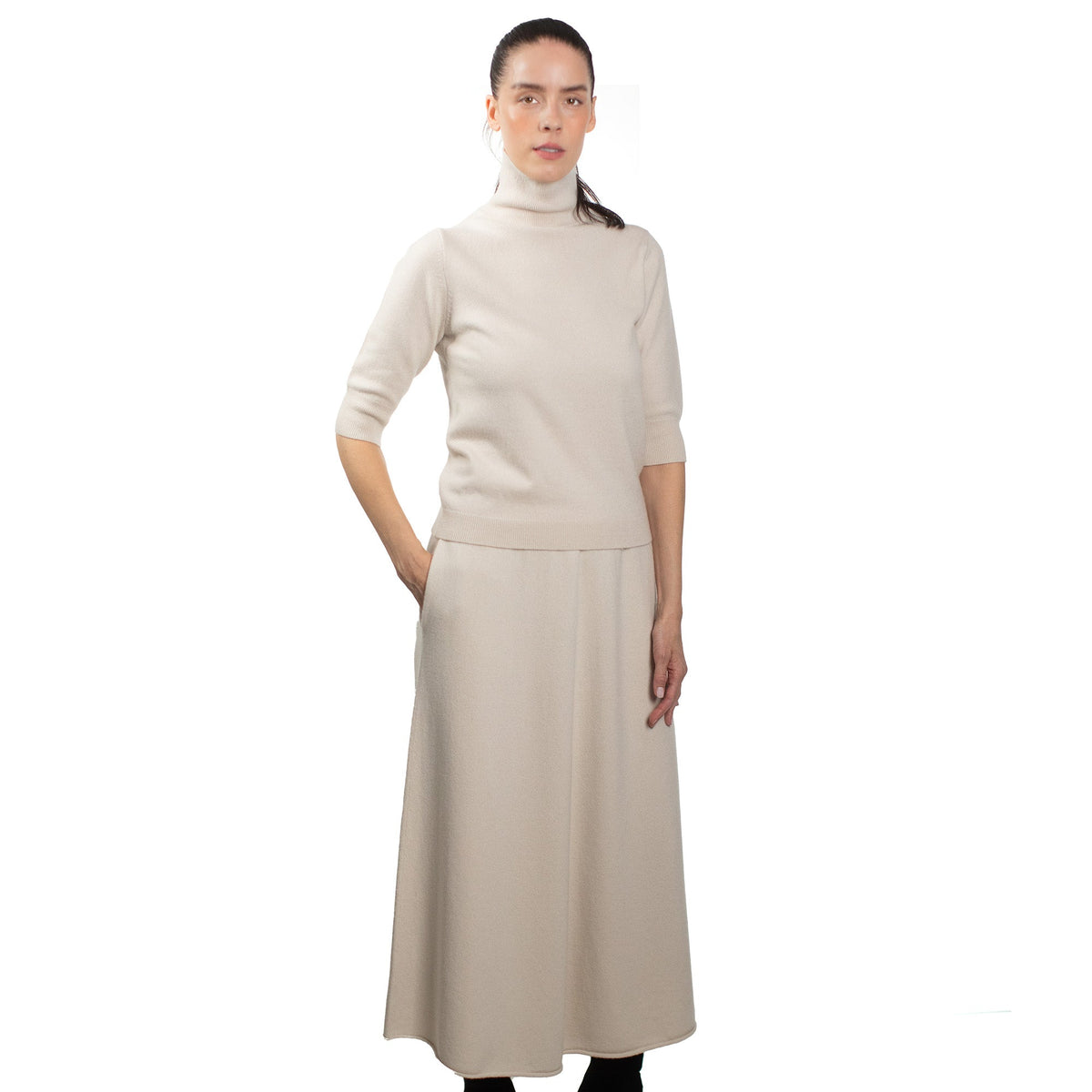 MA14 - Slim Short Sleeve Turtleneck Genser