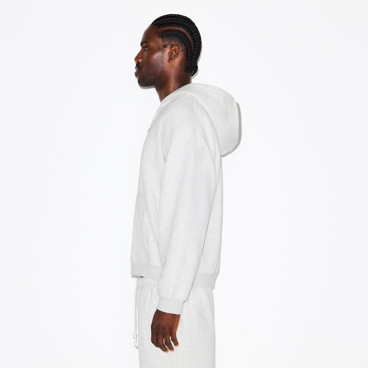 Relaxed Zip Up Hoodie Genser