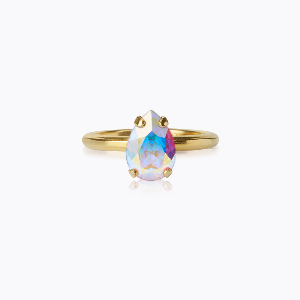 PETITE DROP RING GOL Ring