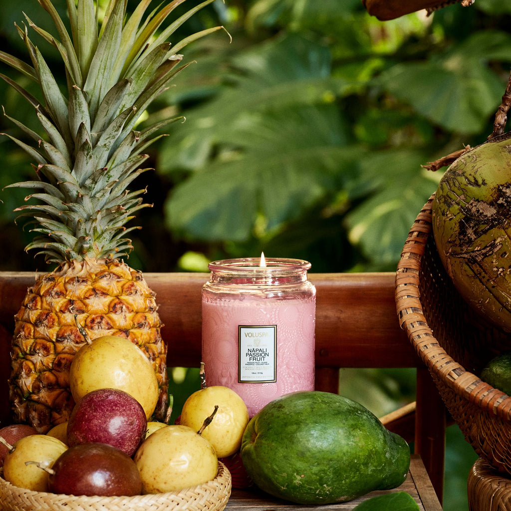 Large Jar Candle, 100 tim, 455 g - Nãpoli Passion Fruits Interiør/Livsstil