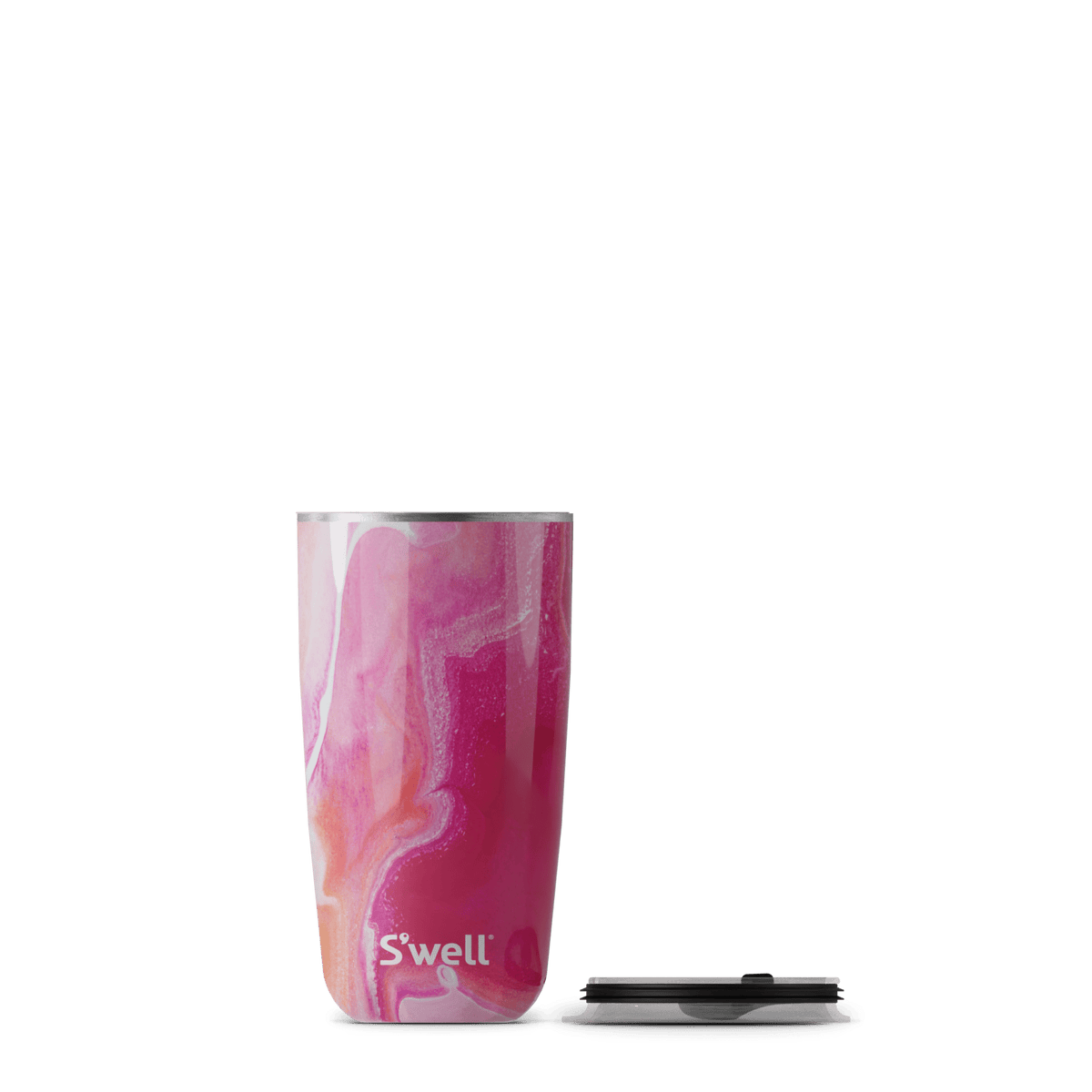 SW 530ML ROSE AGATE TUMBLER WITH LID Interiør/Livsstil