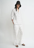 MONOGRAM COTTON-BLEND PJ TOP Skjorter og bluser