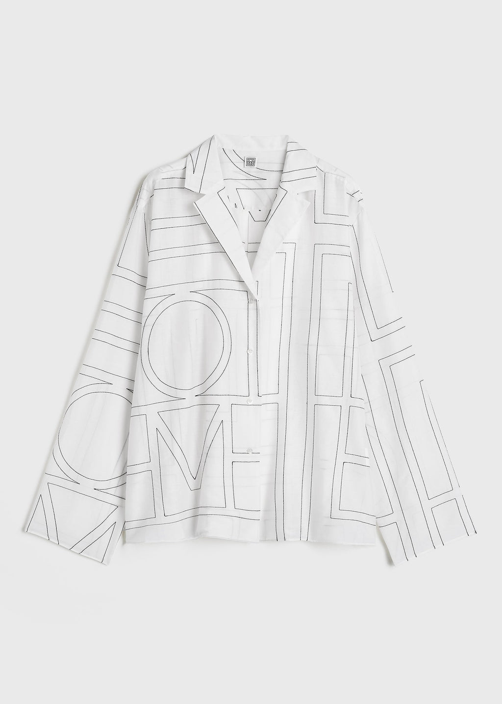 MONOGRAM COTTON-BLEND PJ TOP Skjorter og bluser