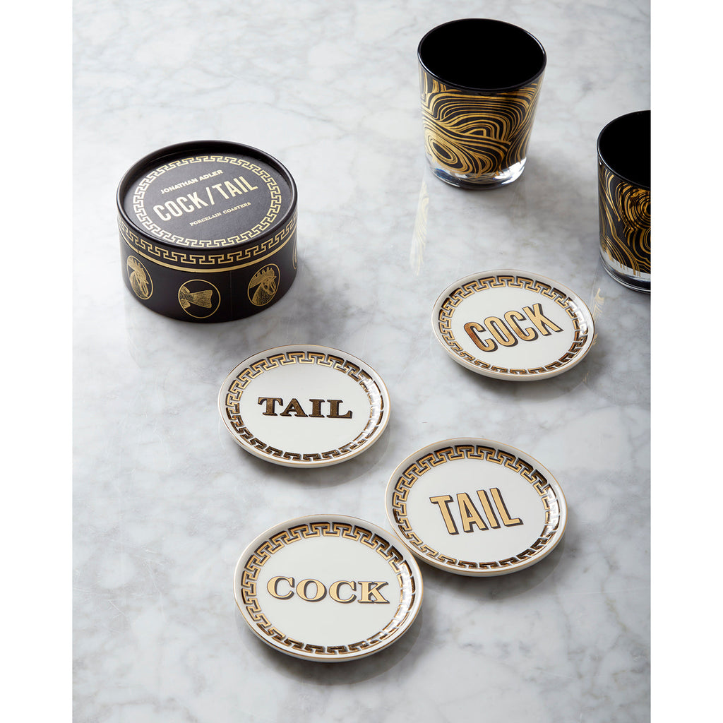 Cock/Tail Coasters Interiør/Livsstil