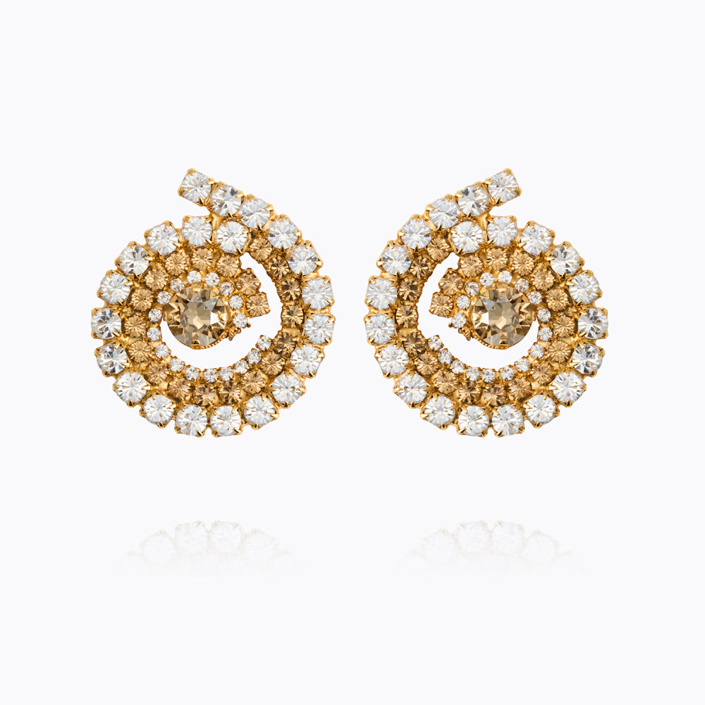ZIA EARRINGS GOLD Ørepynt