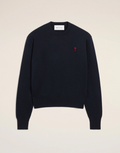 CREWNECK SWEATER WITH AMI DE COEUR